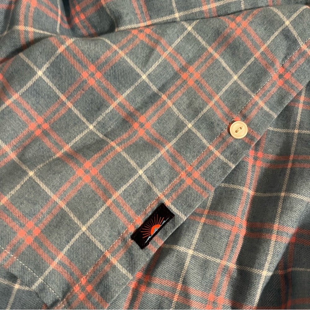 Faherty Single Pocket Button Down Xl - image 6